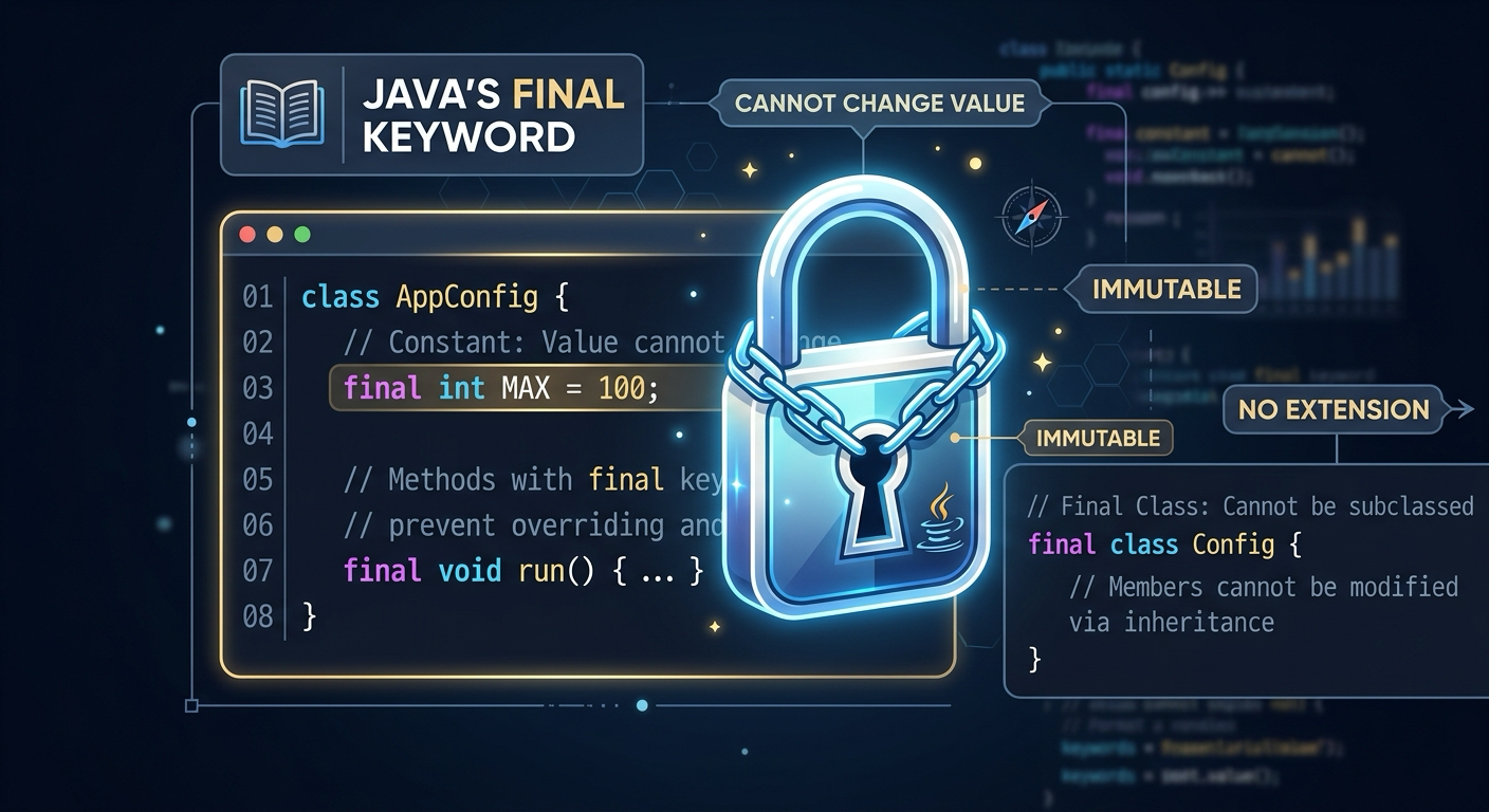 Final Keyword in Java: Variables, Methods, and Classes