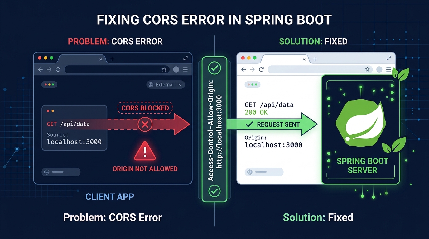 Fix CORS Errors in Spring Boot (3 Ways)