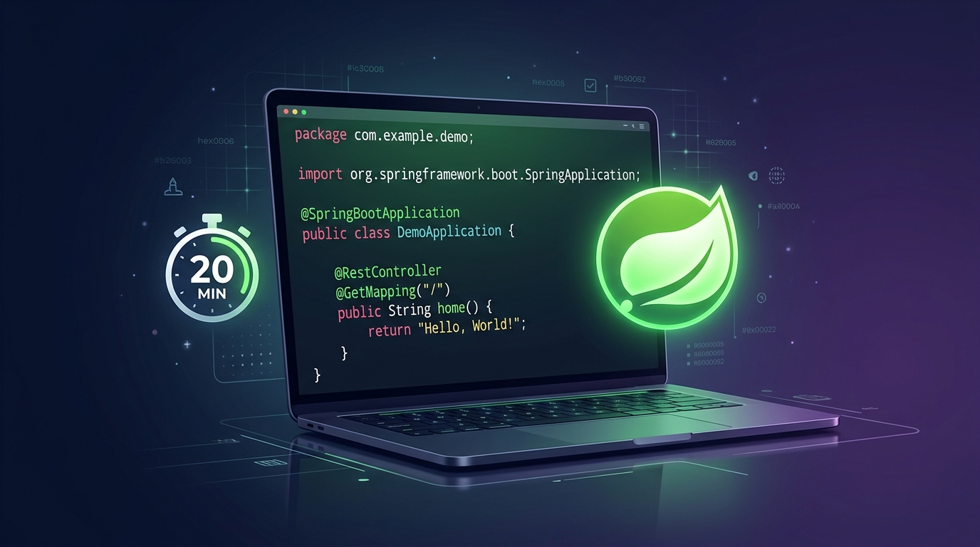 Spring Boot Tutorial: Build Your First App in 20 Minutes (2026 Guide) thumbnail