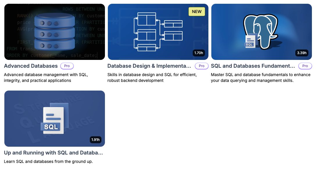 SQL Courses